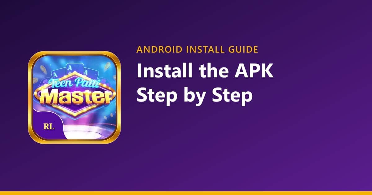 Teen Patti Master APK install guide cover